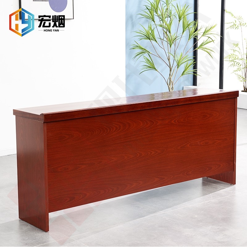 宏烟会议桌条桌培训桌油漆实木贴皮条形桌双人长条桌会议室桌椅组合 120_40_76cm条桌（不含椅） (1).jpg